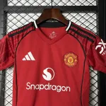 25/26 Manchester United home kids jersey
