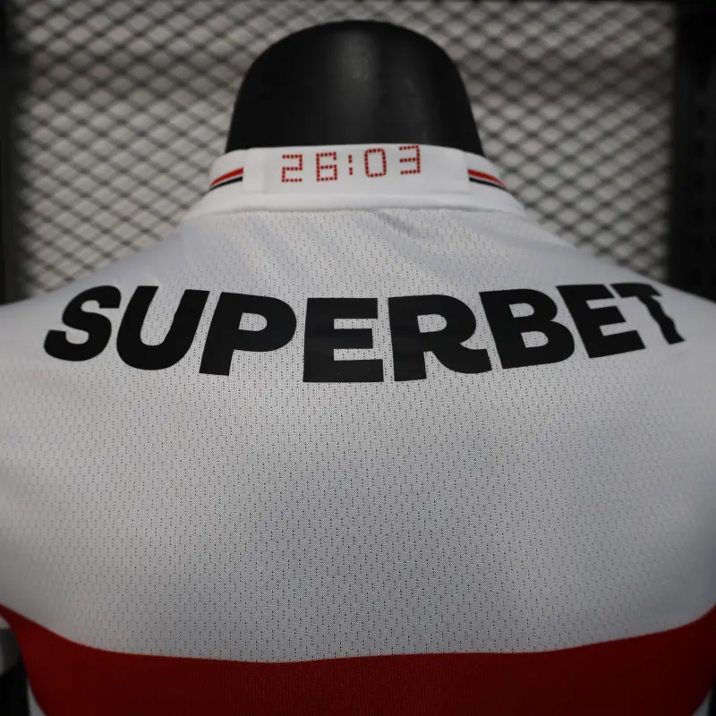 25/26 Sao Paulo home all sponsors Player Version jersey