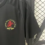 25/26 Aston Villa 125th Anniversary Schwarzes Fußballtrikot