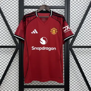 25-26 Manchester United Home Soccer jersey
