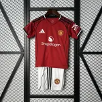 25/26 Manchester United home kids jersey 25/26 Manchester United home kids jersey