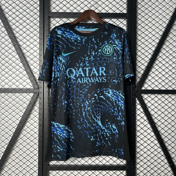 Maillot de football de l'Inter Milan 2025/2026 - Qualité A - Vue détaillée
