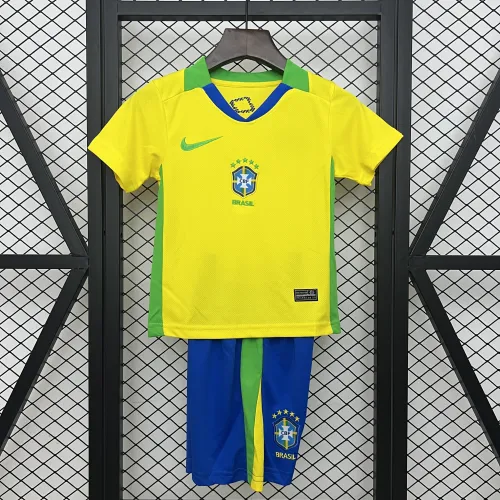 2025 Brazil home kids jersey