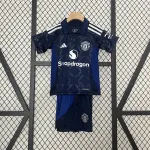 24/25 Manchester United Auswärtstrikot für Kinder 24/25 Manchester United away kids kit