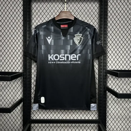 24/25 Osasuna Third Away black soccer jersey