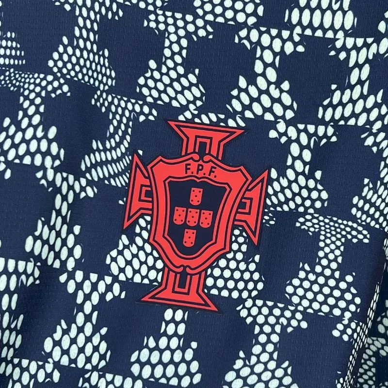2025 Portugal dark blue training jersey