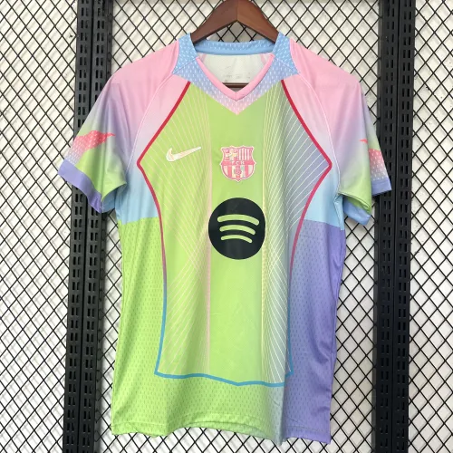 25/26 Barcelona Special Edition green soccer jersey