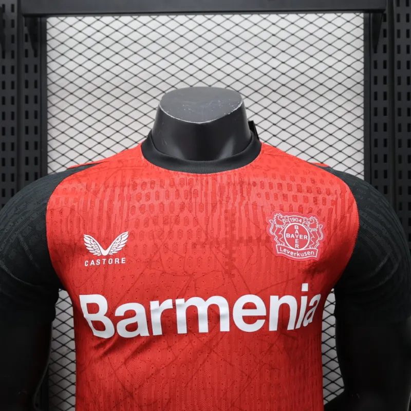24/25 Leverkusen Home red Player jersey