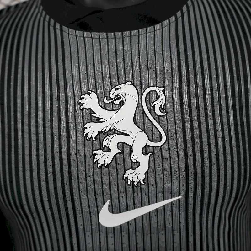 Schwarzes Spielertrikot der Niederlande für 2025
