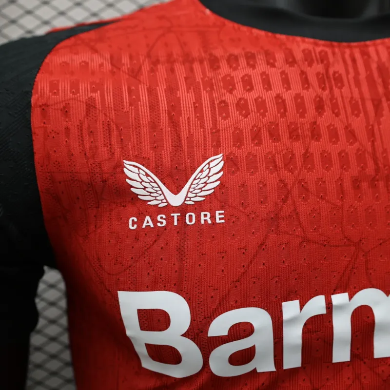 24/25 Leverkusen Home red Player jersey