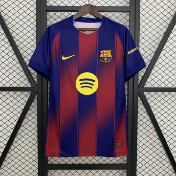 25-26 Barcelona home soccer jersey