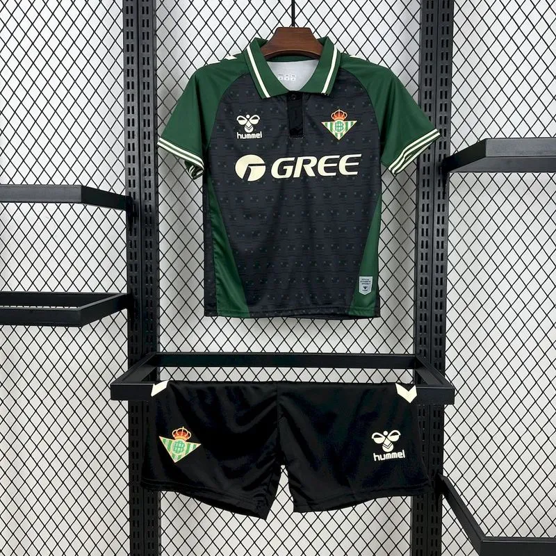 25/26 Real Betis Black Special Edition kids kit