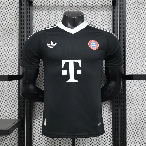 24/25 Bayern Munich Black Goalkeeper Player Version Jersey