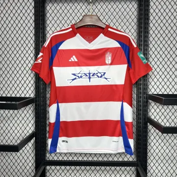 24/25 Granada CF rood thuisvoetbalshirt