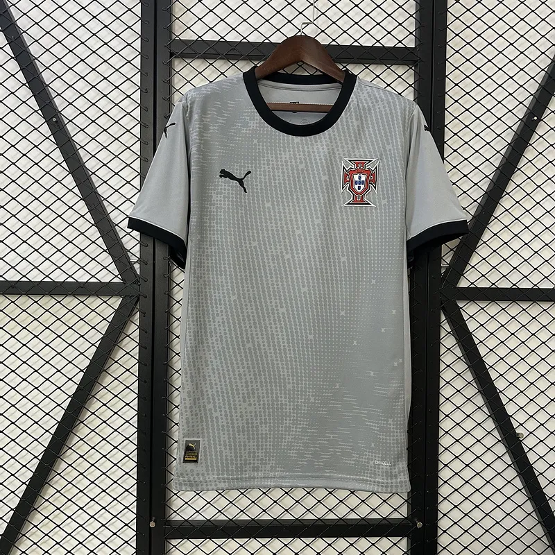 2025 Portugal gray goalkeeper jersey