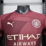 24/25 Manchester City Third Away red Player jersey