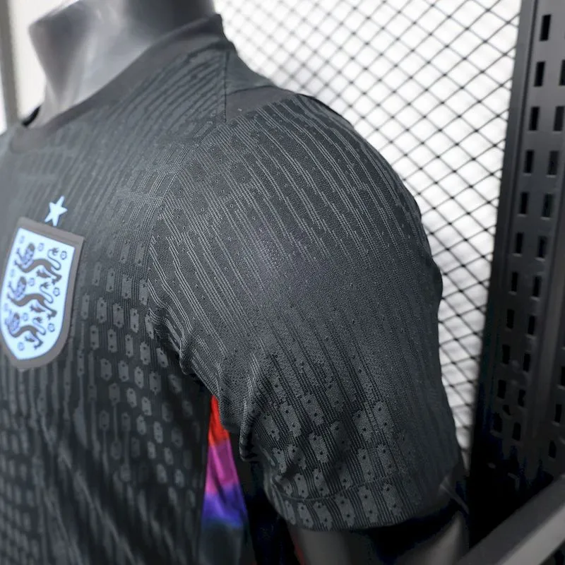 2025 England women Euro Away black Player Women’s jersey