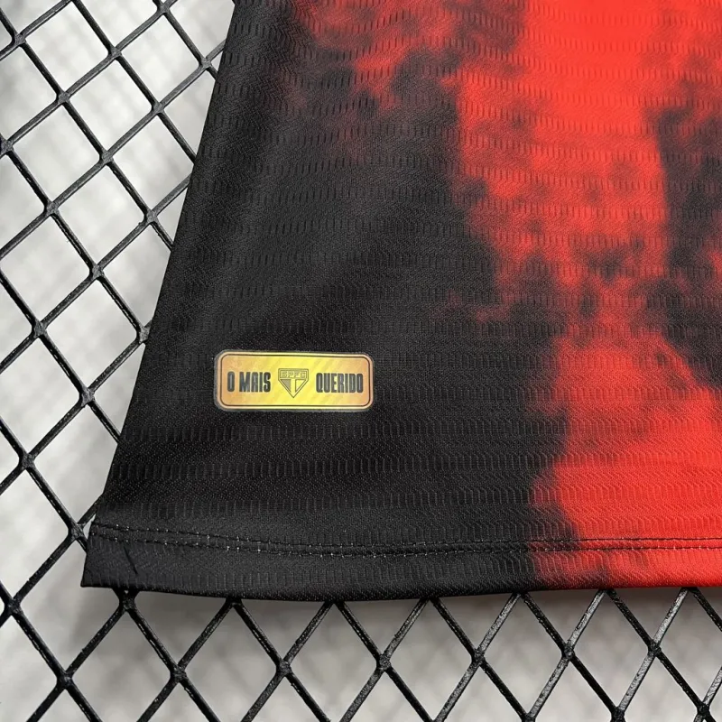 24/25 San Paolo Terza Maglia da calcio rossa donna