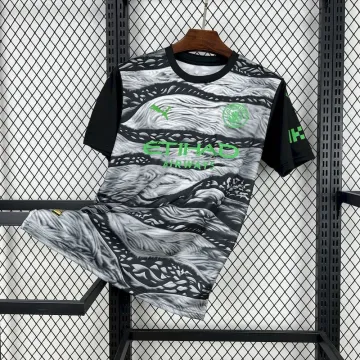 25/26 Maglia Manchester City versione concept nera e grigia