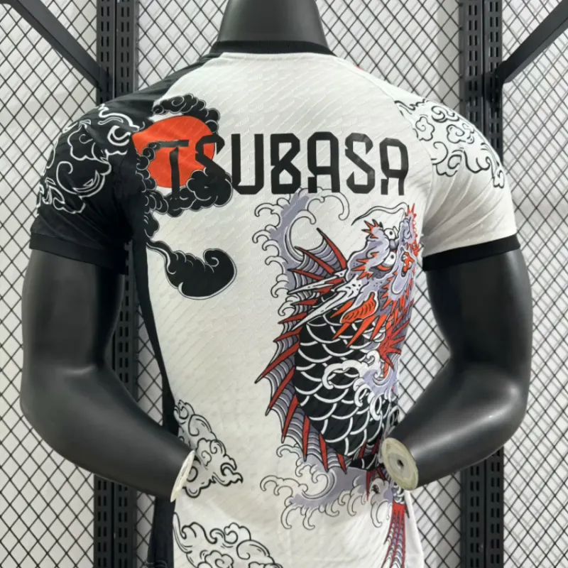 2024 Japan tsubasa white player version jersey