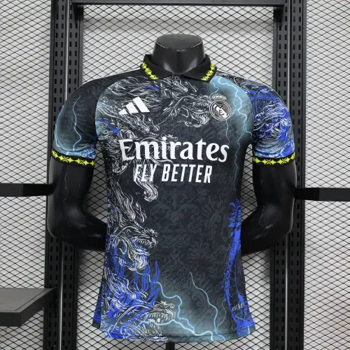 Camisa do Real Madrid, Edição Especial 24/25, Versão Preta para Jogadores
