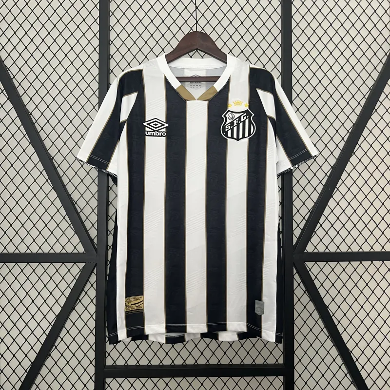 24/25 Santos away all sponsors Soccer Jersey