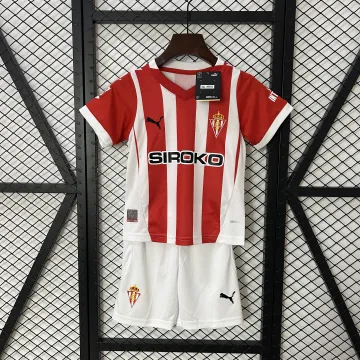 24/25 Sporting Gijon home Kids kit