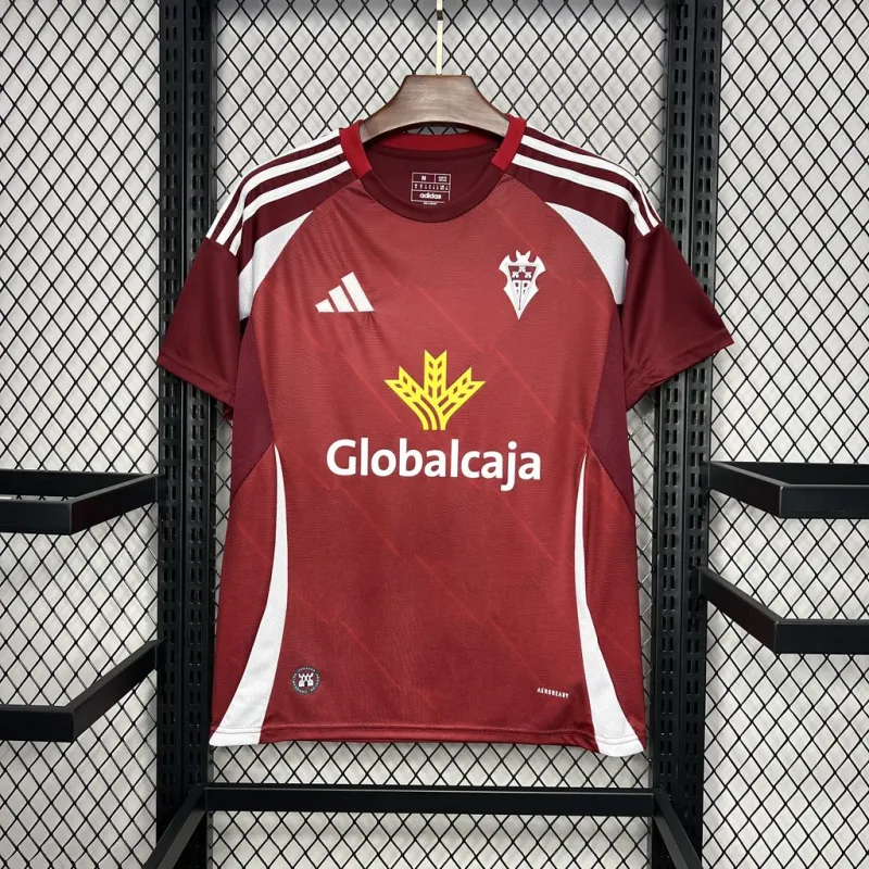 24/25 Albacete BP Away red soccer jersey