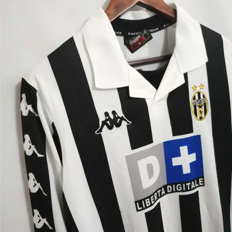 Camisa retro de manga comprida da Juventus (99/00)