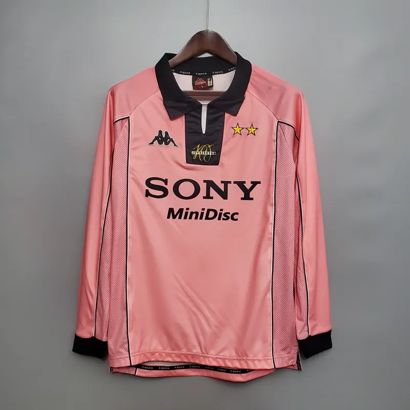 97/98 Juventus Away Retro Long Sleeve Jersey