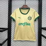 Maillot de foot jaune 24/25 Palmeiras Thirds Womens 24/25 Palmeiras Thirds Womens yellow soccer jersey