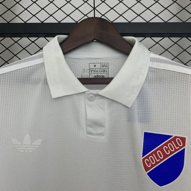 Camisola branca do 25/26º aniversário do Colo Colo