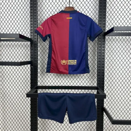 24/25 barcelona Travis Scott Blue and Red Edition Kids Kit