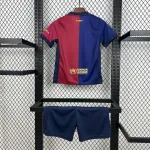 24/25 barcelona Travis Scott Blue and Red Edition Kids Kit