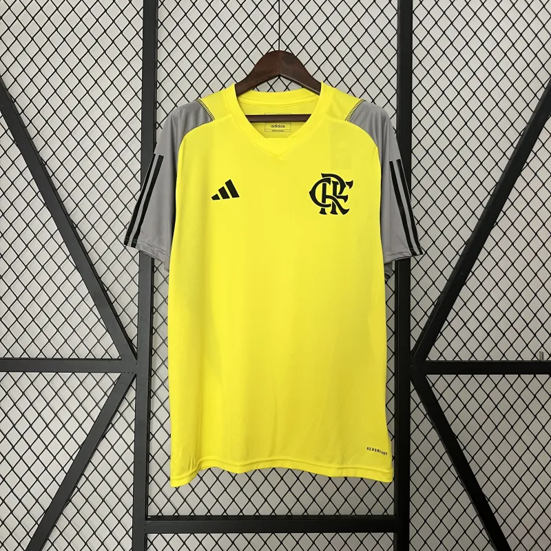 24/25 Flamengo Training Wear Yellow Jersey