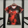 24/25 Sao Paulo Tercera Camiseta de fútbol roja para mujer