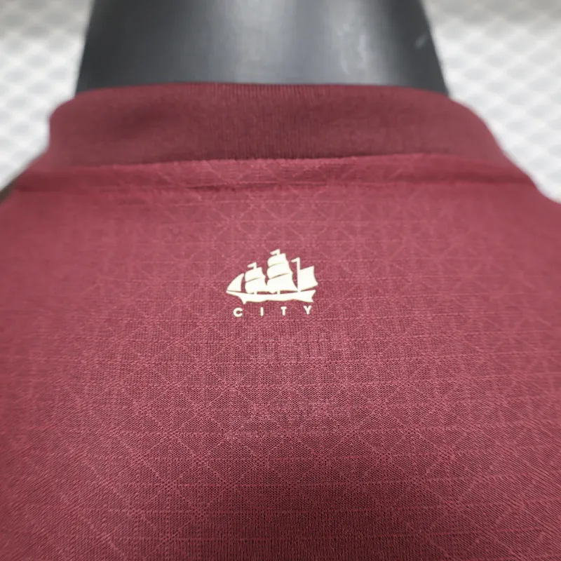 24/25 Manchester City Third Away red Player jersey