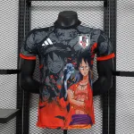 2024 Japan Luffy black and orange player version jersey 2024 Japan Luffy black and orange player version jersey