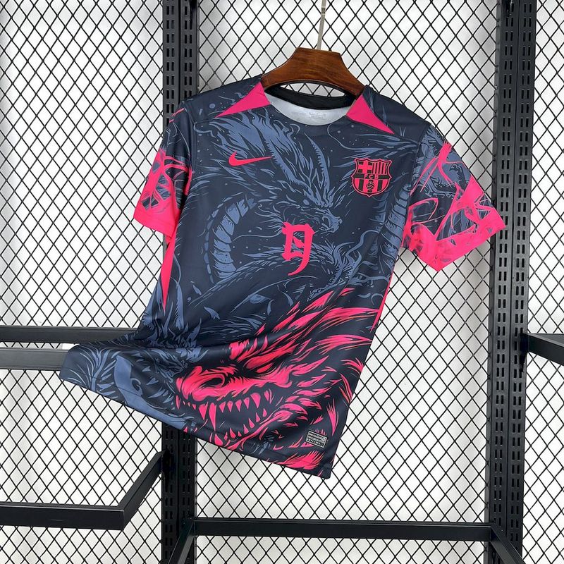 25-26 Barcelona dark blue and pink Dragon Special Jersey 25-26 Barcelona dark blue and pink Dragon Special Jersey