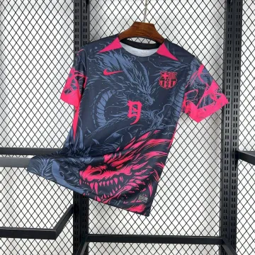 25/26 Barcelona dark blue and pink Dragon Special Jersey