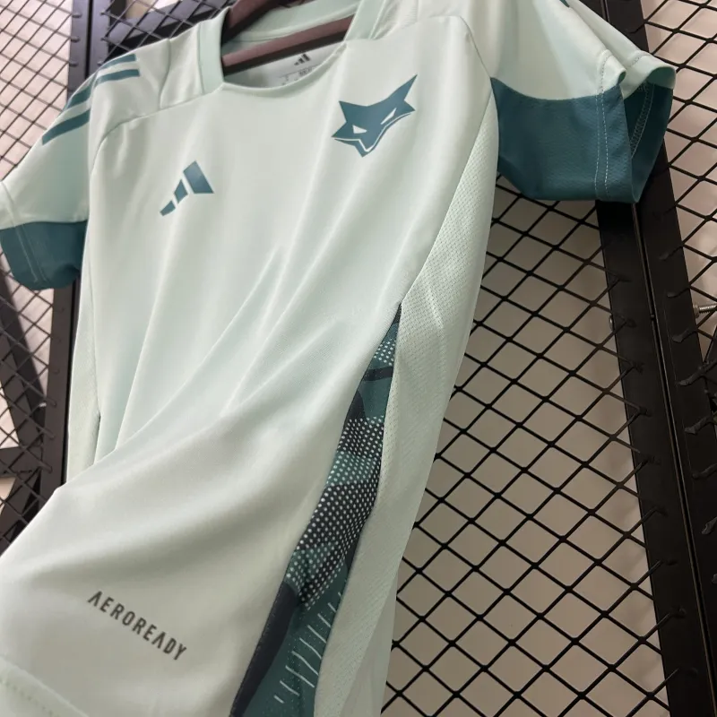 25/26 Camisola de Futebol Treino Verde Mulher do Cruzeiro