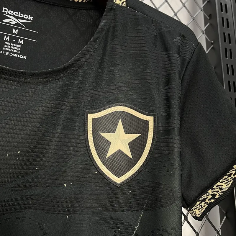 Camisa de futebol feminina preta do Botafogo (visitante) 24/25