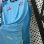 25/26 Flamengo Blau Weste Ärmellos Training Fußball Trikot