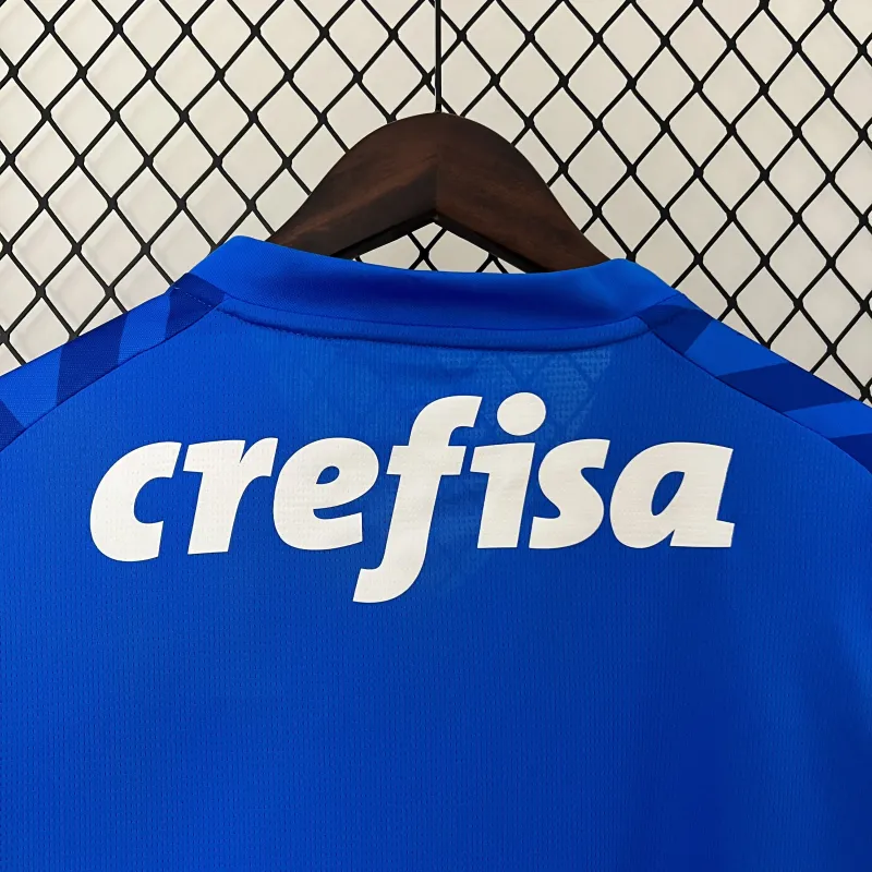 Camisola de futebol azul do guarda-redes do Palmeiras 24/25