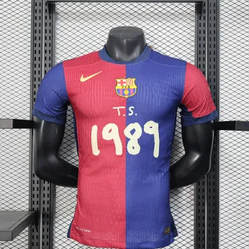 25-26 barcelona home special blue and red player version jersey