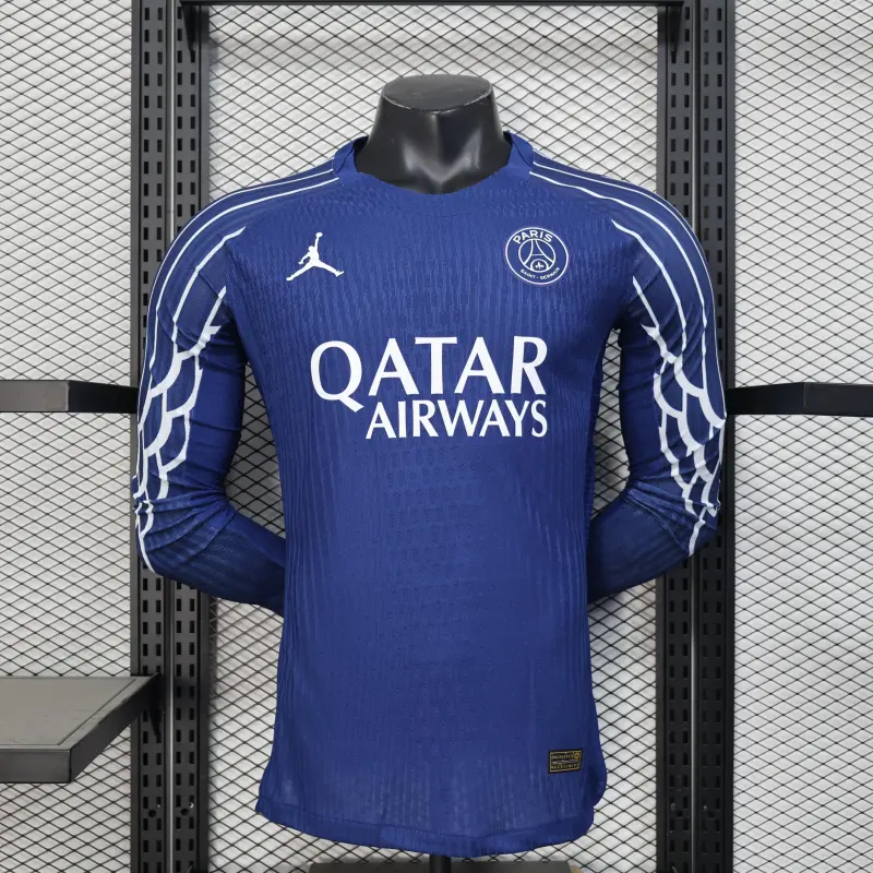 Camisola de jogador de manga comprida 24/25 PSG 4th Away