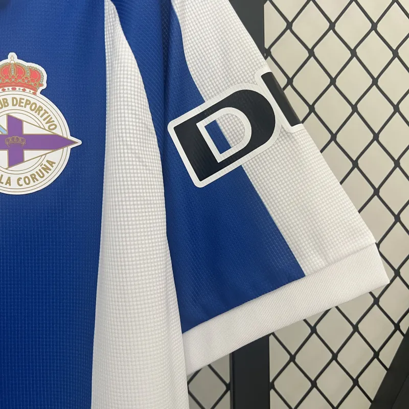 24/25 Deportivo La Coruna Home Soccer Jersey