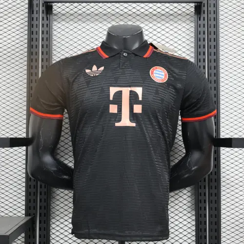 Camisa do Bayern de Munique, Edição Especial Preta, Versão de Jogador, 24/25