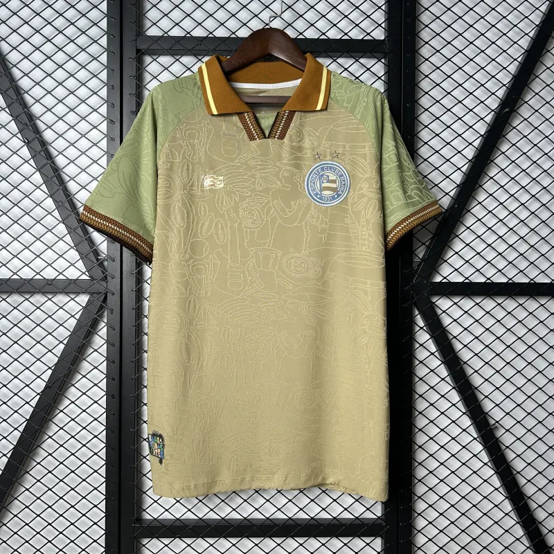 25/26 Bahia Beige soccer jersey