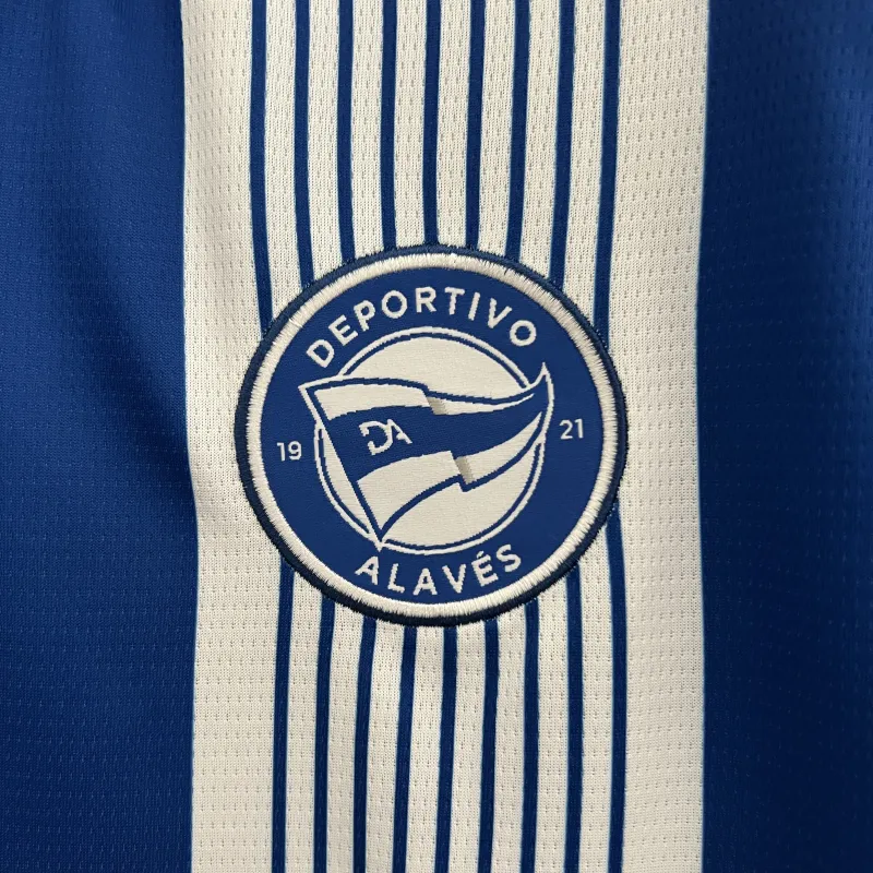 24/25 Alaves Home Soccer Jersey